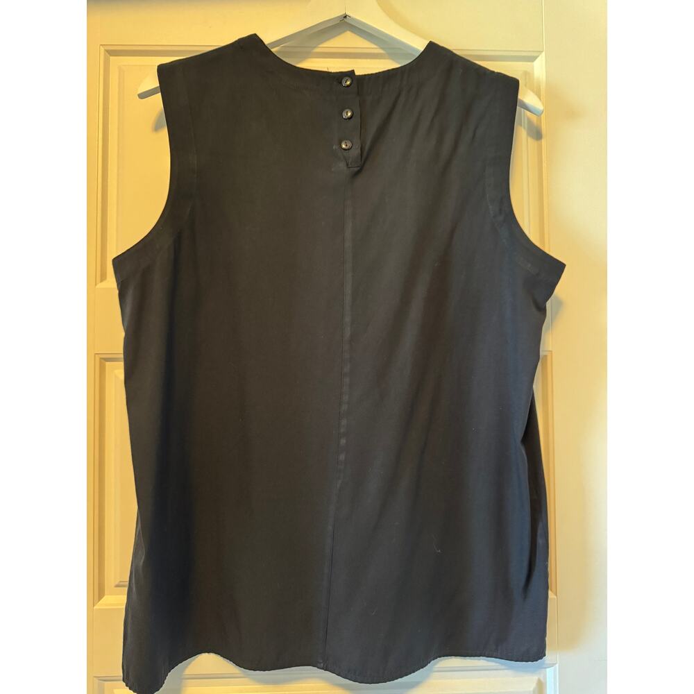 Talbots Basic Back Button Back Shell Top, Women's Size 16 - Picture 5 of 8